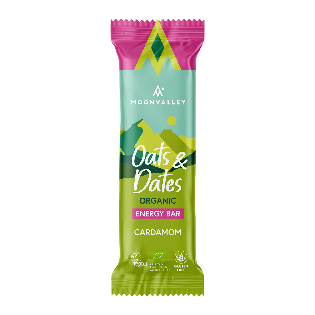 Moonvalley Energy Bar Havre & Dadlar Kardemumma 50 g