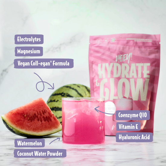 Heey! Elektrolyter + Coll-egan Vattenmelon 240 g