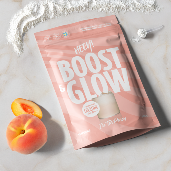 Heey! Boost & Glow Creatine + Coll-egan Ice Tea Peach 300 g