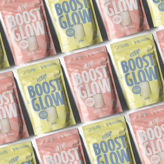 Heey! Boost & Glow Creatine + Coll-egan Ice Tea Peach 300 g