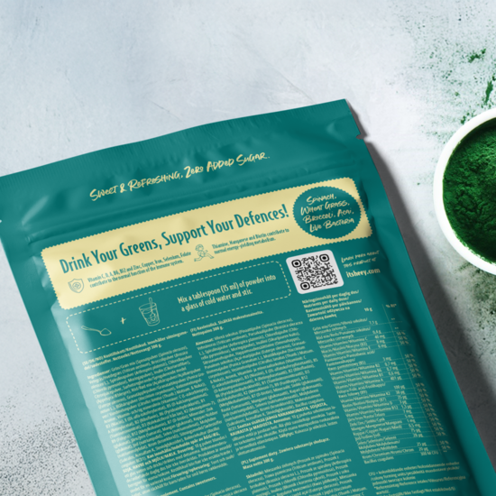 Heey! Greens & Biotics Superfood + Probiotika Tropical 300 g
