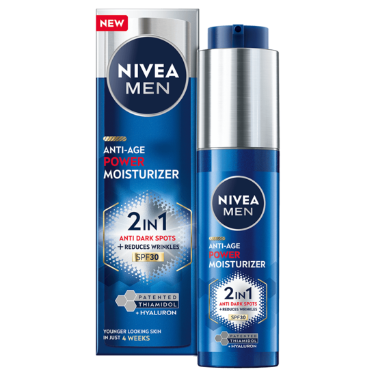 Nivea Men Luminous Anti-Age Power 2in1 Moisturiser SPF30 50 ml