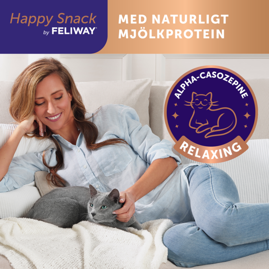 Feliway Happy Snack Lax 6 x 15 g