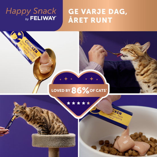 Feliway Happy Snack Lax 6 x 15 g