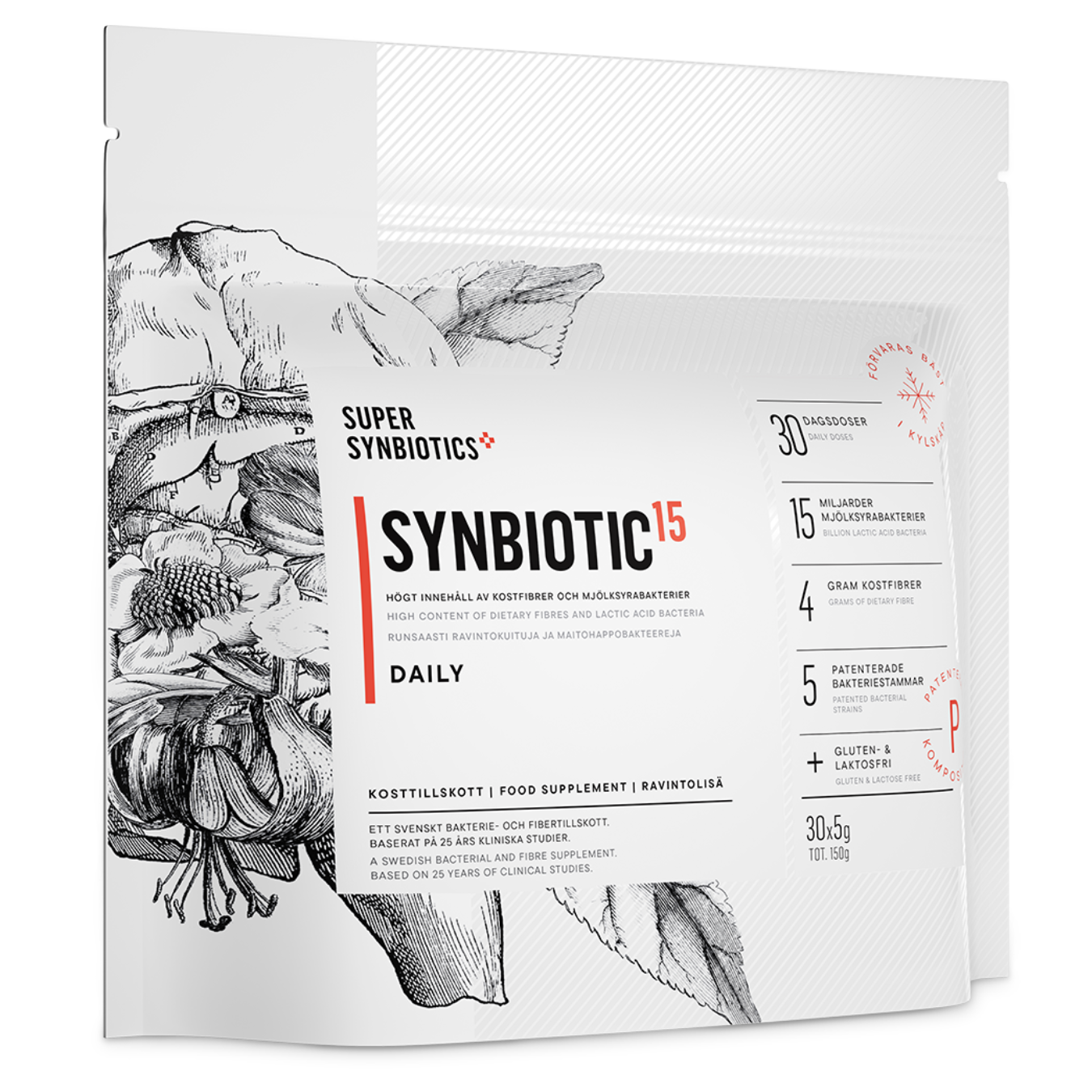 SuperSynbiotics Synbiotic15 Daily 150 g