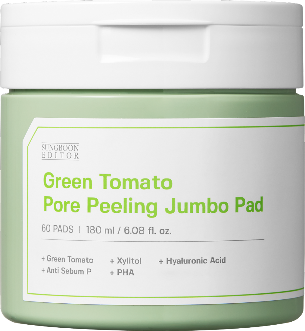 Sungboon Editor Green Tomato Pore Peeling Jumbo Pad 60 st