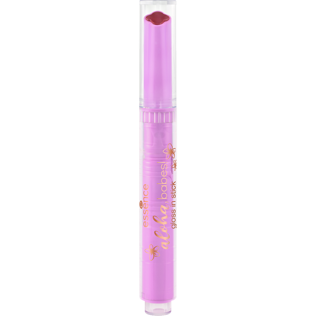 essence Aloha, Babes! Gloss in Stick 01  Sunny Bliss, Flower Kiss 1,6 g