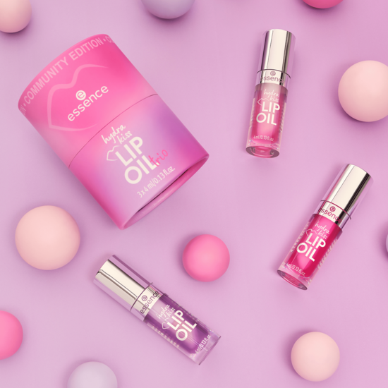 essence Hydra Kiss Lip Oil Trio 01 Lip's Choice Awards