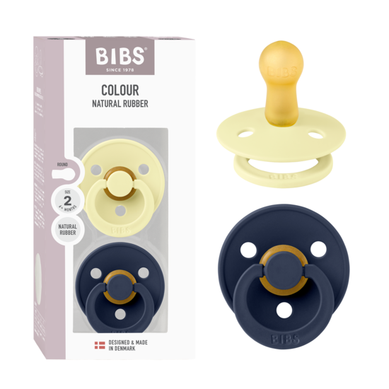 BIBS Colour Latex Size 2 Luna/Deep Space 2-pack