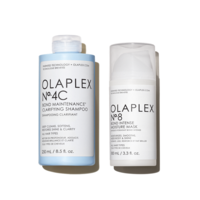 Olaplex No.4C Bond Maintenance Clarifying Shampoo 250 ml & No.8 Bond Intense Moisture Mask 100 ml