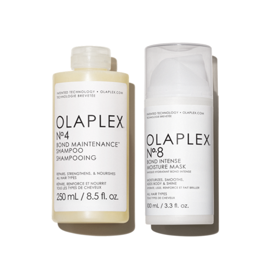 Olaplex No.4 Bond Maintenance Shampoo 250 ml & No.8 Bond Intense Moisture Mask 100 ml