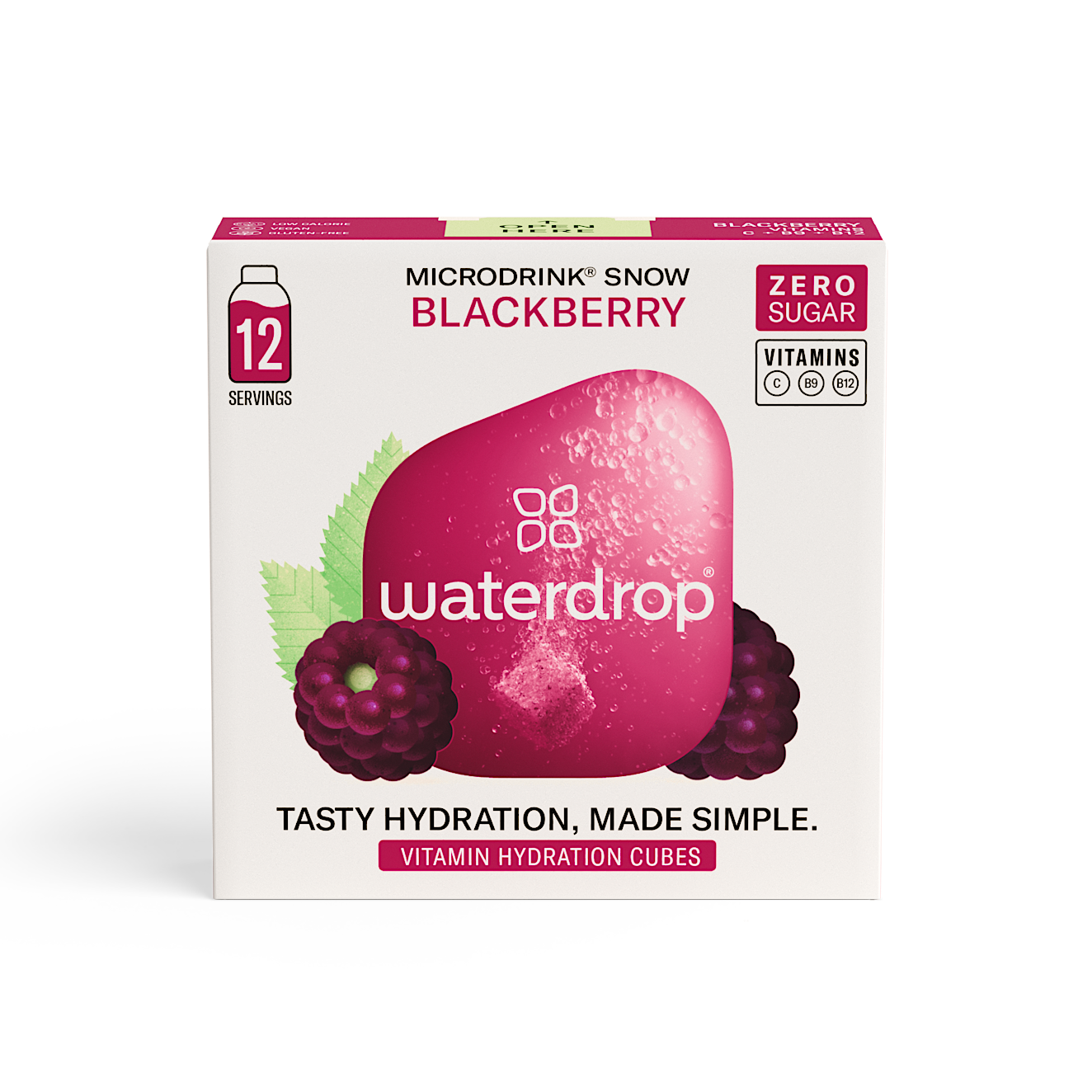 Waterdrop Microdrink Hydration Blackberry 12 serveringar