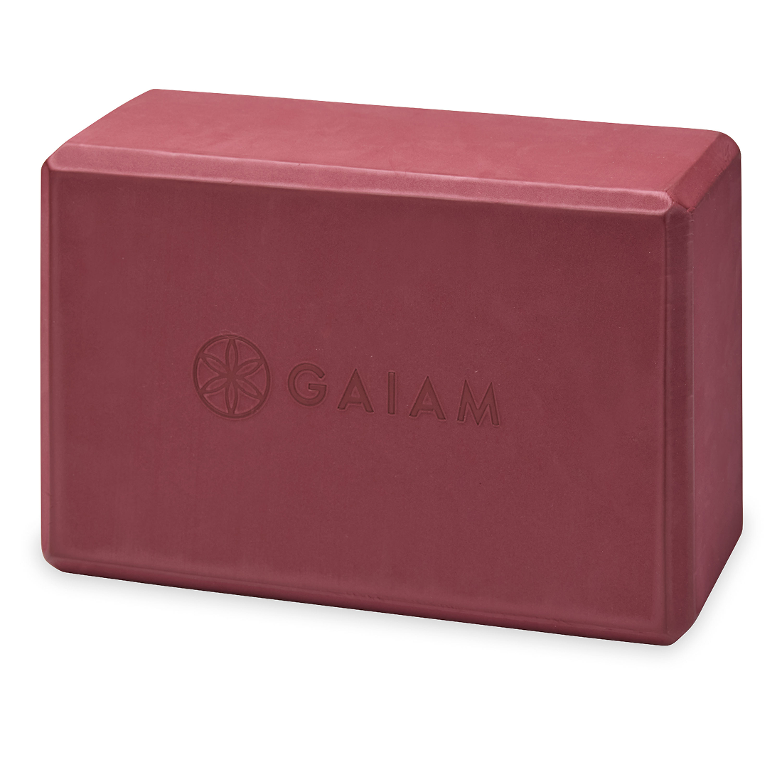 Gaiam Yoga Block Solid Cherry