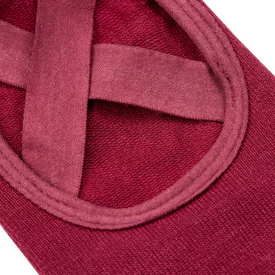 Gaiam Yoga Grippy Barre Socks Cherry Raspberry