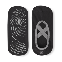 Gaiam Grippy Yoga Barre Socks Black/Grey One Size