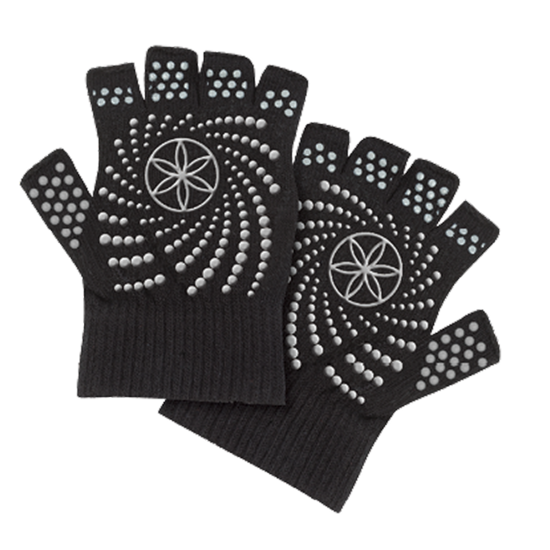 Gaiam Grippy Yoga Gloves Grey One Size