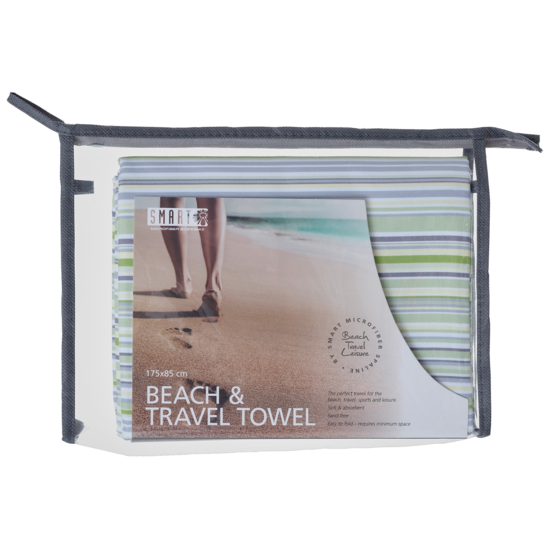 Smart Microfiber Beach & Travel Towel Green