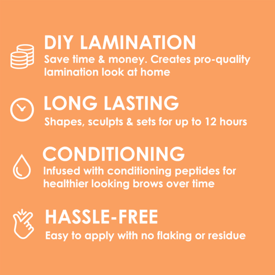 Grande Cosmetics GrandeBROW-LAMINATE Brow Styling Gel with Peptides 11 ml