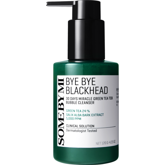 Some by Mi Bye Bye Blackhead 30 Days Miracle Green Tea Tox Bubble Cleanser 120 g