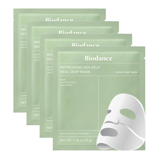 Biodance Refreshing Sea Kelp Real Deep Mask 4 st