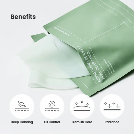 Biodance Refreshing Sea Kelp Real Deep Mask 4 st