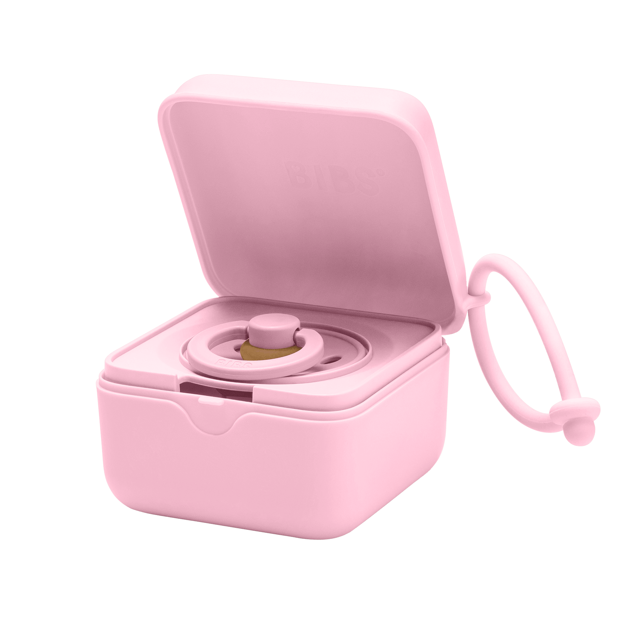 BIBS Pacifier Box Baby Pink