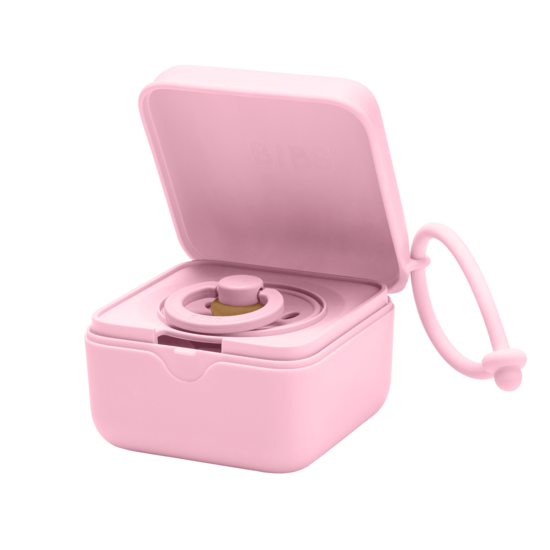 BIBS Pacifier Box Baby Pink