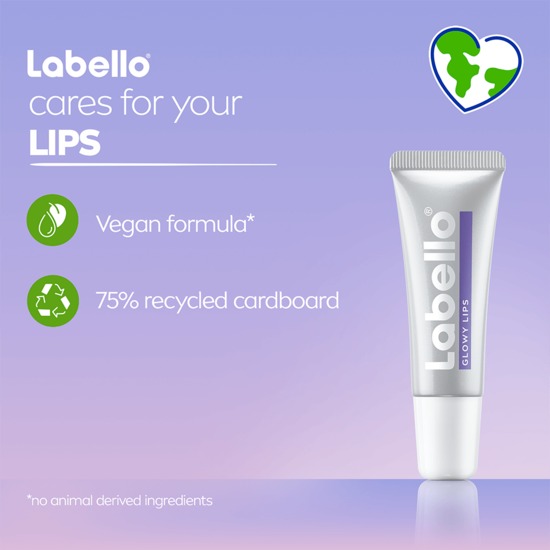 Labello Läppbalsam Glowy Lips Clear 10 ml