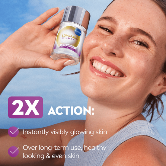 NIVEA Exfoliator Luminous630 Skin Glow Daily Liquid 100 ml 