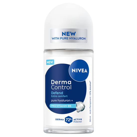 NIVEA Antiperspirant Deo Derma Control Defend Roll On 50 ml 