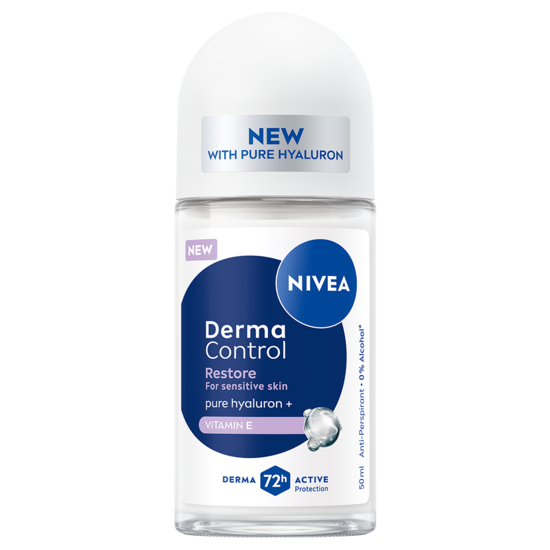 NIVEA Antiperspirant Deo Derma Control Restore Sensitive Roll On 50 ml 