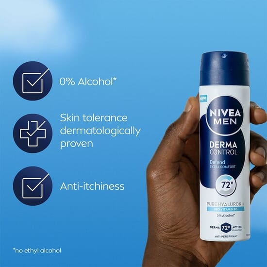 NIVEA MEN Antiperspirant Deo Spray Derma Control Defend 150 ml  