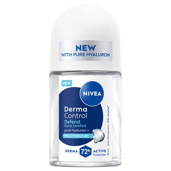 NIVEA Antiperspirant Mini Deo Derma Control Defend Roll On 25 ml 