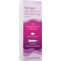 Nyvigan 100 000 IE/g + 100 000 IE 6 vaginaltabletter och 25 g salva