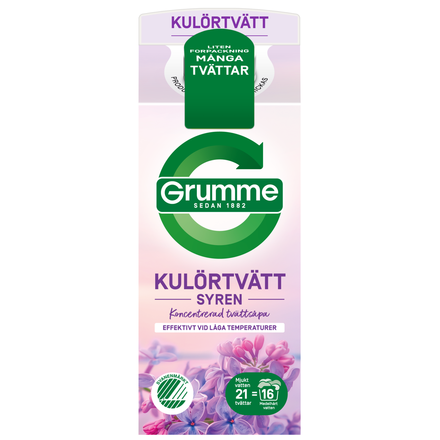 Alternativ bild 1 för Grumme Flytande Kulörtvätt Syren 750 ml