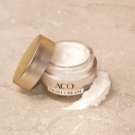 ACO Face Age Delay+ Night Cream Anti Age Nattkräm Parfymerad 50 ml
