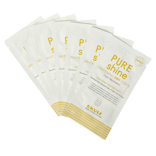 Ekulf PURE Shine Whitening Dry Strips 7 st