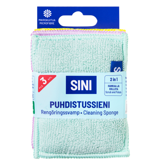 SINI Rengöringssvamp 3 st
