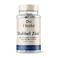 Heela Dubbel Zink 25 mg 60 kapslar