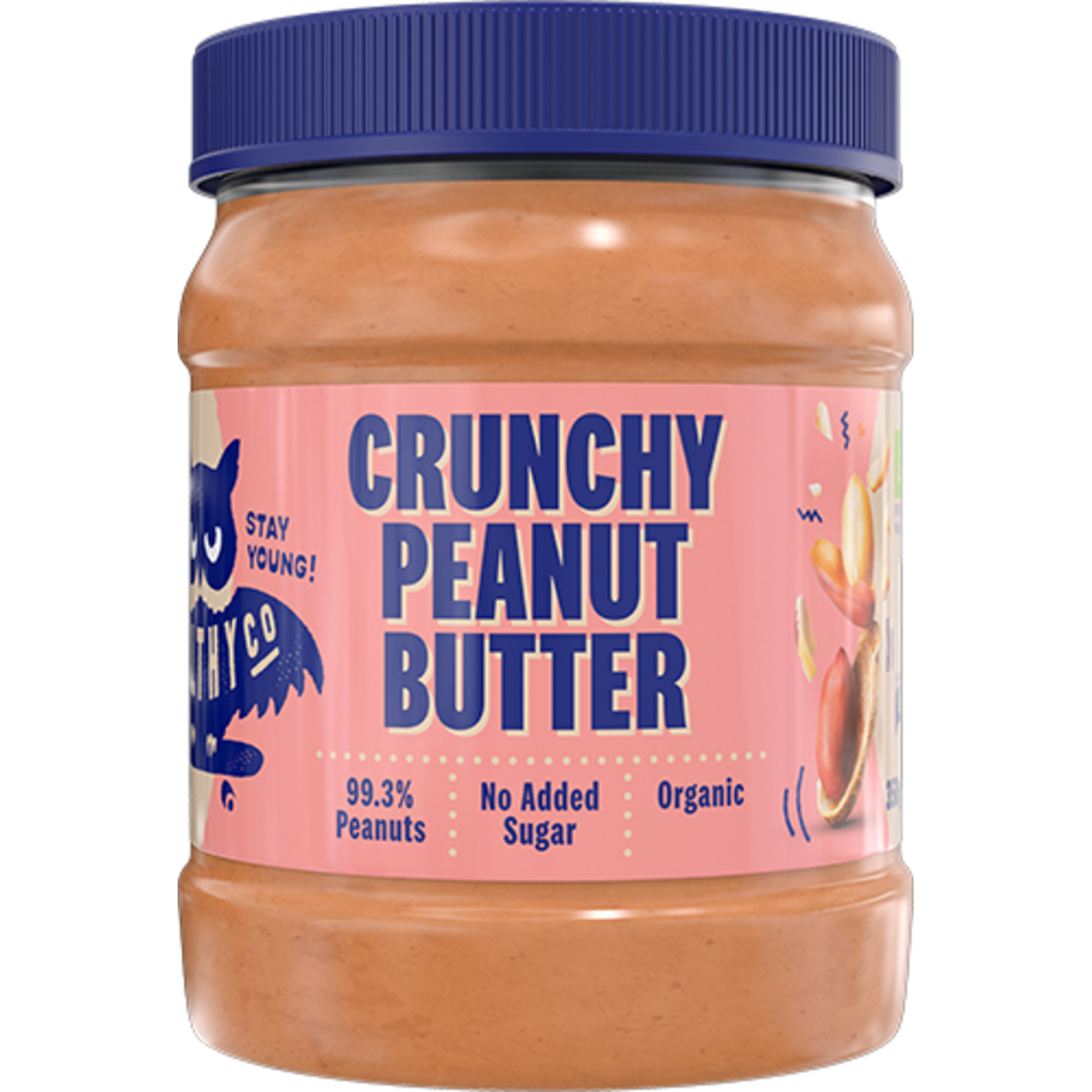 Alternativ bild 1 för HealthyCo Peanut Butter Crunchy 350 g ECO