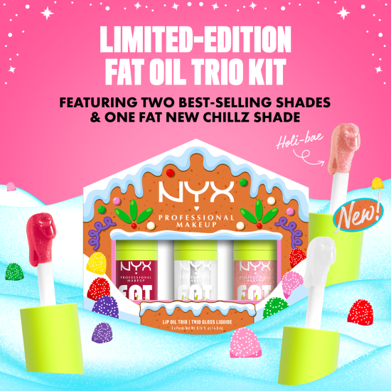 NYX Professional Makeup Fat Oil Lip Drip Gloss Trio Kit