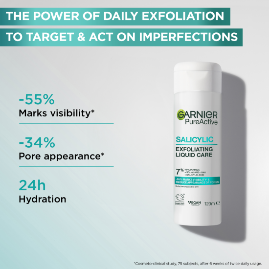 Garnier PureActive Salicylic Exfoliating Liquid Care 120 ml