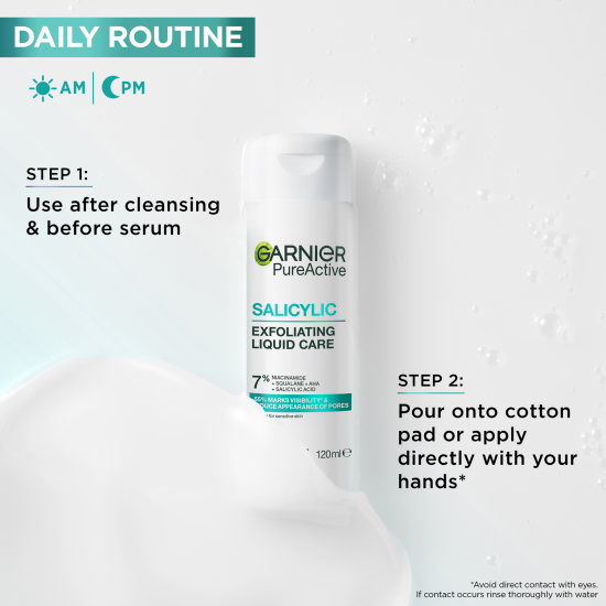 Garnier PureActive Salicylic Exfoliating Liquid Care 120 ml
