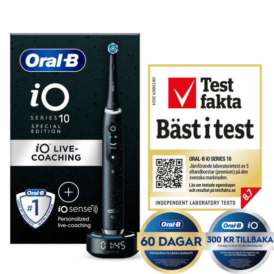 Oral-B iO 10 Eltandborste Cosmic Black