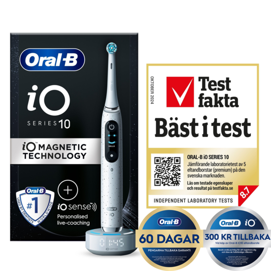 Oral-B iO 10 Eltandborste Stardust White