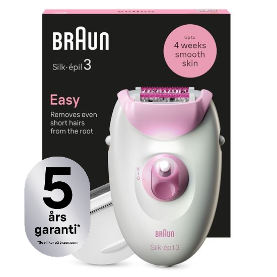 Braun Silk-épil 3 Epilator 3-031 Rosa