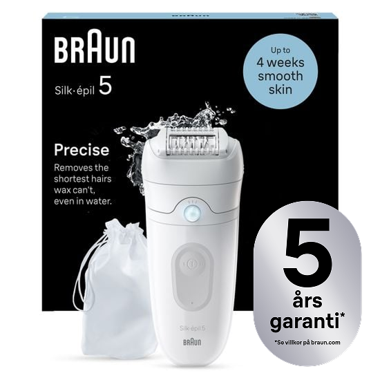 Braun Silk-épil 5 Epilator 5-011 Vit/Grå