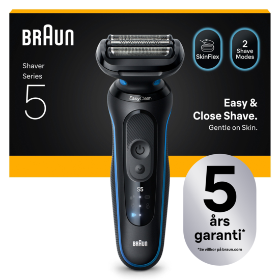 Braun Series 5 Elektrisk Rakapparat 52-B1000S Blå