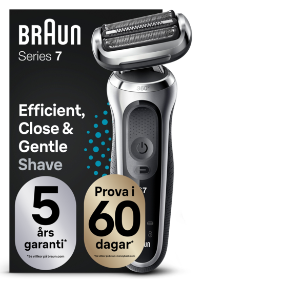 Braun Series 7 71-S1000s Rakapparat Silver