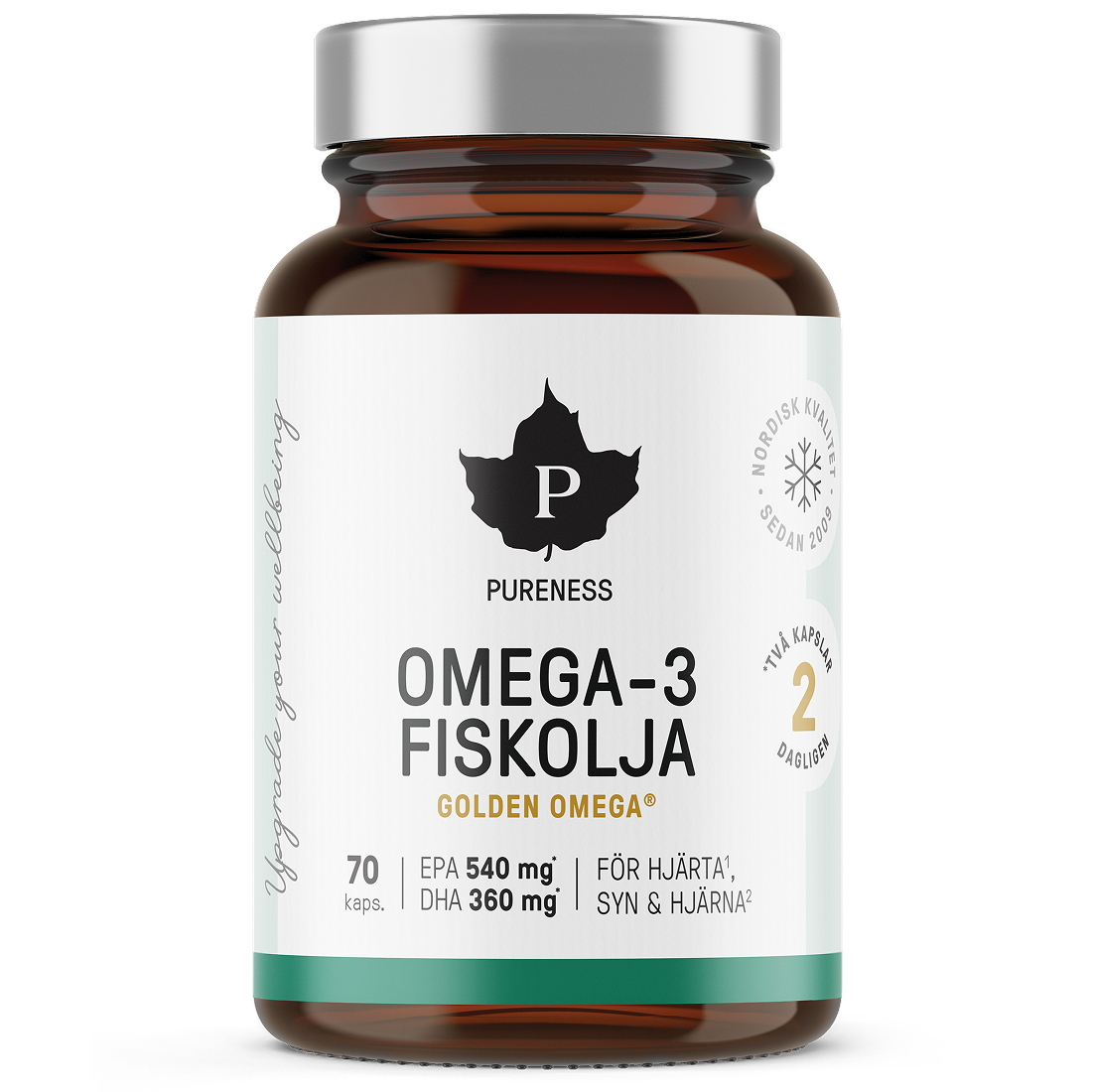 Pureness Omega-3 Fiskolja 70 kapslar